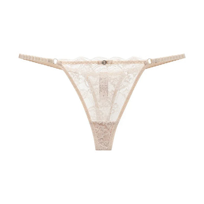 Baroque Beauty Translucent Low Waist Lace Thong