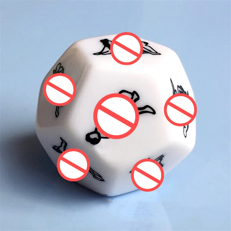 12 Face Luminous Fun Positions Dice