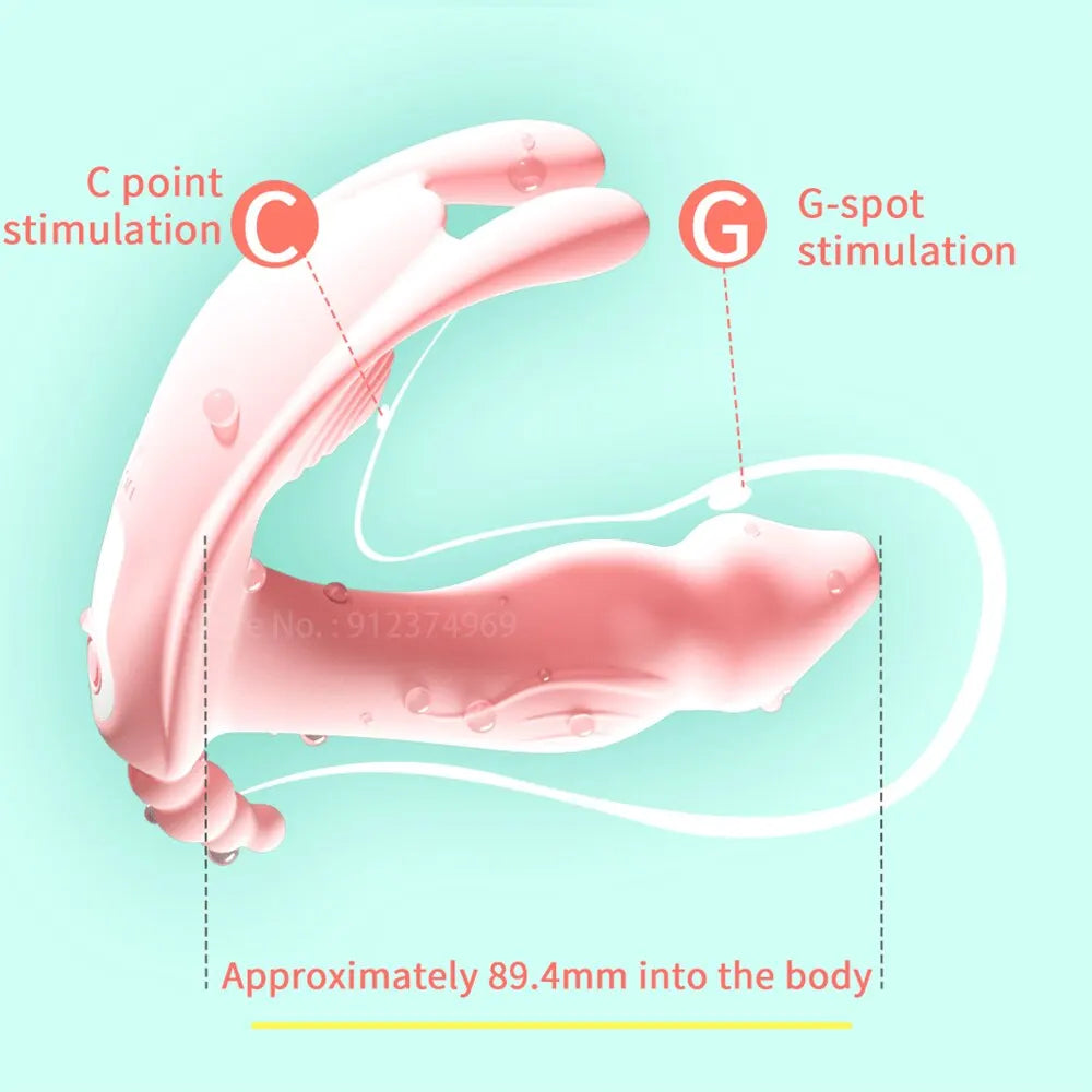 Remote Controlled Wearable Vibrator