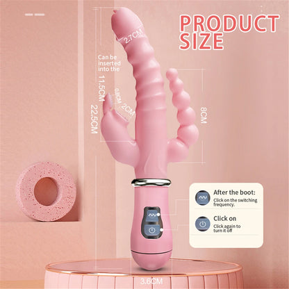 3 In 1 Hand Held Twisting Vibrator