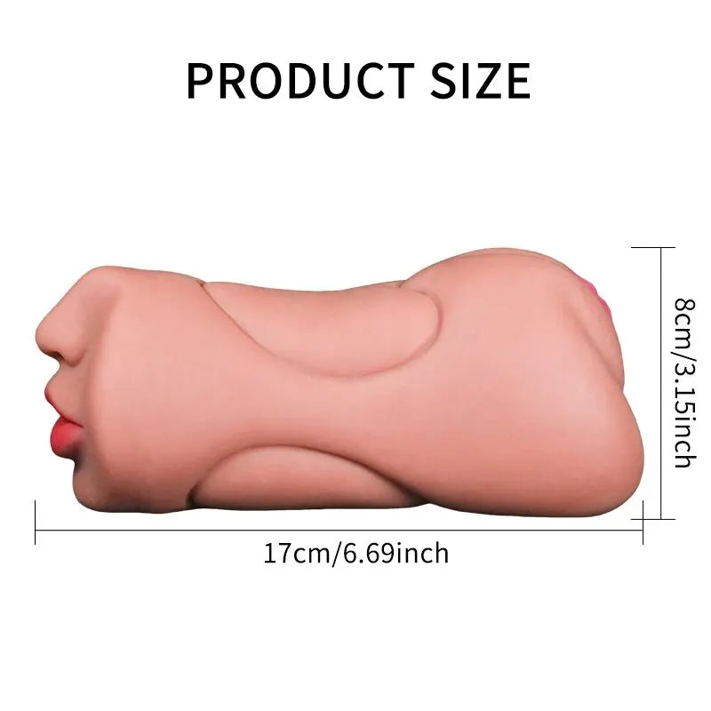 3 IN 1 Fleshlight for Oral, Anal and Normal