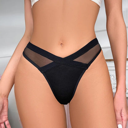 Enchanted Low Waist Mesh Thong