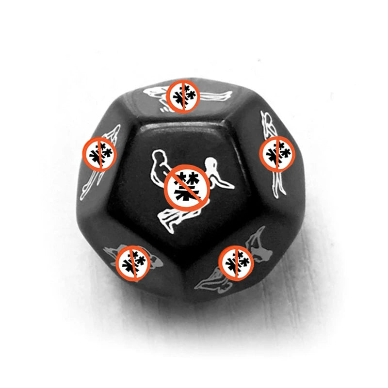 12 Face Luminous Fun Positions Dice