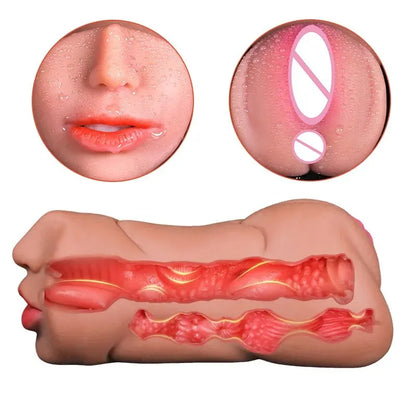 3 IN 1 Fleshlight for Oral, Anal and Normal