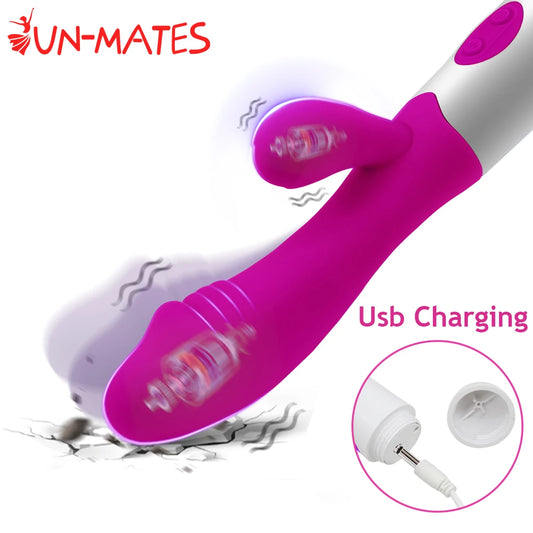 Rechargeable Rabbit Dual Vibration Vibrator