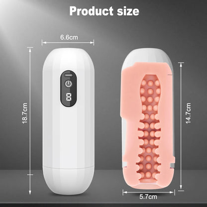 Automatic Ribbed Sucking Fleshlight