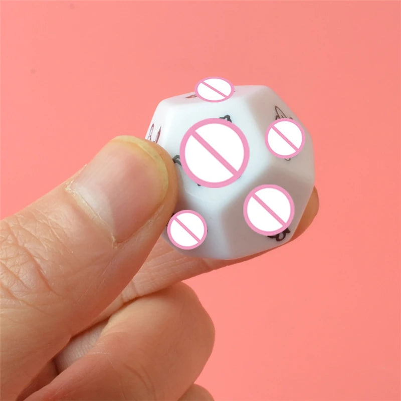 12 Face Luminous Fun Positions Dice