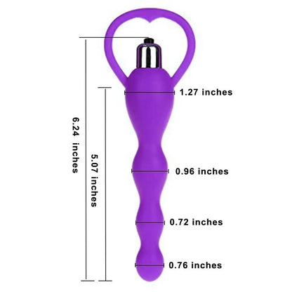 1/10 Modes Silicone Anal Vibrator